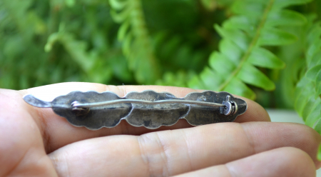 Brosa argint interbelica, model Frunze [2]