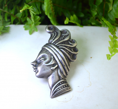 Brosa argint masiv, model Josephine Baker [3]