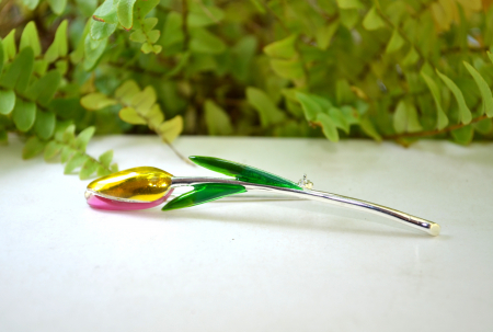 Brosa argint model Lalea [3]