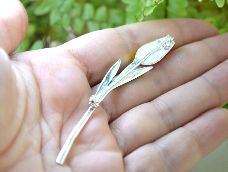 Brosa argint model Lalea [2]