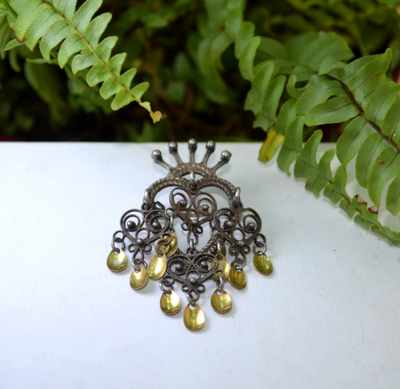 Brosa argint veche norvegiana Solje [3]