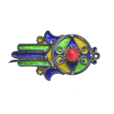 Brose argint - Brosa argint vintage, Hamsa, Kabyle A Vintage Collection