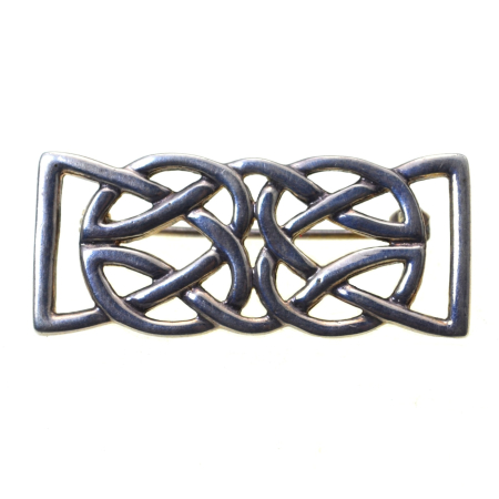 REDUCERI - Brosa argint vintage, model Knot celtic