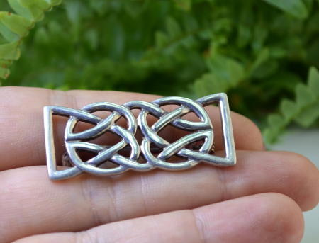 Brosa argint vintage, model Knot celtic [1]