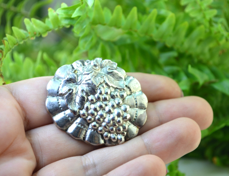 Brosa argint vintage, model Strugure [1]