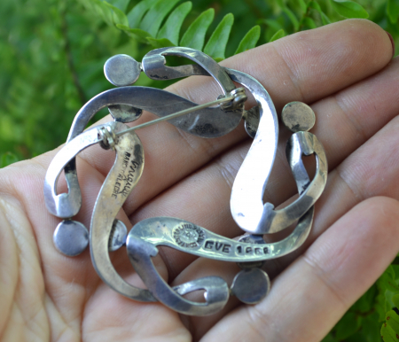 Brosa argint vintage, turcoaze, Miguel Rancho Alegre [2]