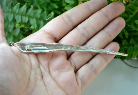 Brosa din argint Mid-Century, tehnica ruseasca Samorodok [2]