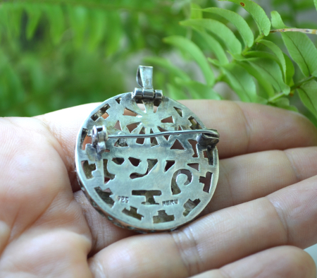 Brosa pandant argint, design Incas, Peru A Vintage Collection [2]