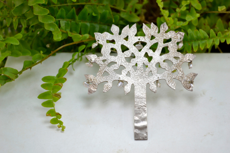 Brosa statement din argint perlute naturale Pomul vietii [3]