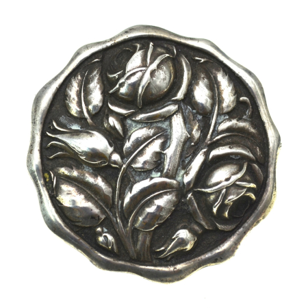 Brose argint - Brosa victoriana argint perioada Belle Epoque secol 19