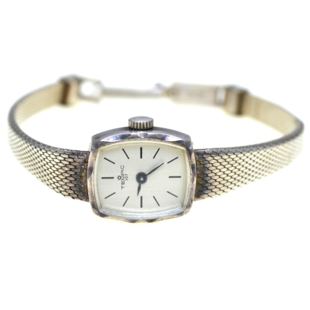 Ceas argint vintage Tempic, mecanic