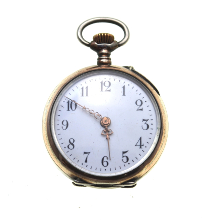 Bijuterii de colectie - Ceas buzunar antic argint, Art Nouveau