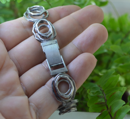 Ceas Dima Watch mecanic, bratara argint modernista [1]