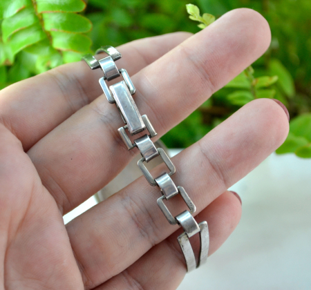 Ceas Formatic Antichoc cu bratara veche argint, mecanic [1]