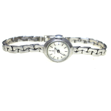 Ceasuri argint - Ceas Junghans 17 Jewels argint vintage, mecanic