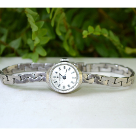 Ceas Junghans 17 Jewels argint vintage, mecanic [3]
