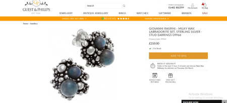 Cercei argint Arici de mare cu perle naturale A Vintage Collection [3]