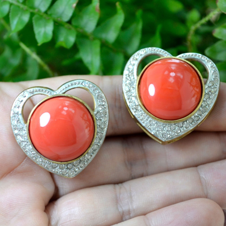 Cercei argint aurit, design romantic [1]