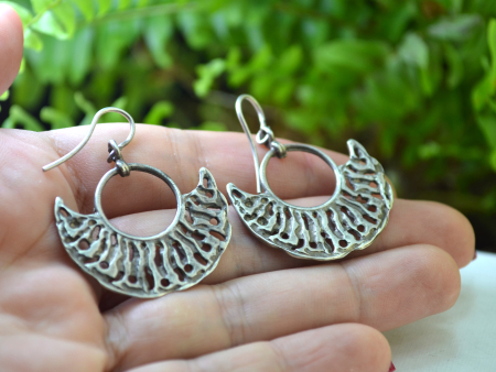 Cercei argint etnici modernisti, atelier oriental [1]