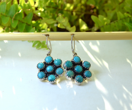 Cercei argint etnici, turcoaze naturale [3]