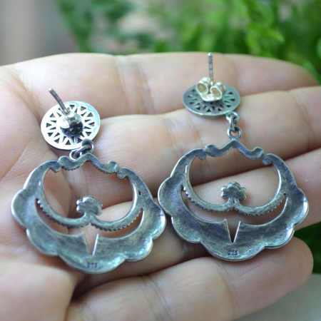 Cercei argint etnici vintage, Chandbali A Vintage Collection [2]