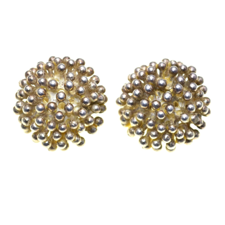 Cercei argint - Cercei argint Mid-Century, design Space Age