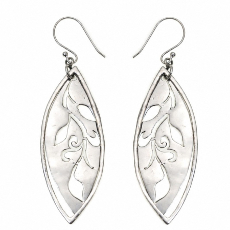 Cercei argint - Cercei argint, model Frunze, design biomorphic A Vintage Collection