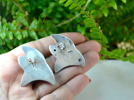 Cercei argint vintage, Angel Wings Mexic A Vintage Collection [2]