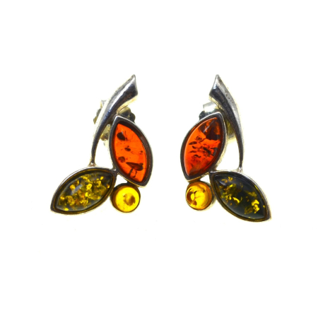 REDUCERI - Cercei argint vintage cu chihlimbar baltic A Vintage Collection