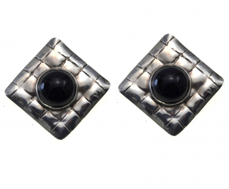 Cercei argint - Cercei argint vintage, designer american Louis Booth