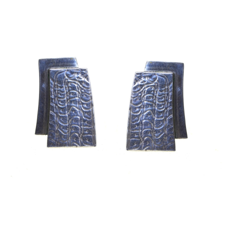 Cercei argint - Cercei argint vintage, estetica geometrica