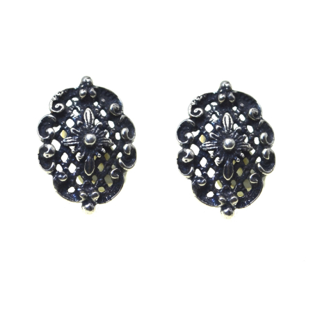 Cercei argint - Cercei argint vintage, estetica victoriana, atelier austriac A Vintage Collection