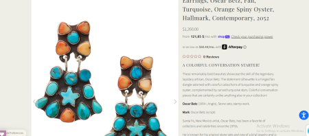 Cercei argint vintage etnici, turcoaze si carneol A Vintage Collection [4]