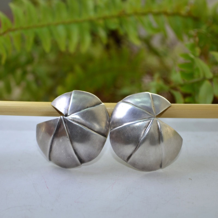 Cercei argint vintage Space Age geometrici A Vintage Collection [4]