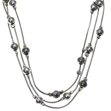 Colier argint vintage multistrand, Snake Chain A Vintage Collection [3]