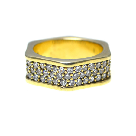 Inele argint - Inel argint aurit vermeil, CZ Crystals A Vintage Collection