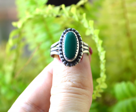 Inel argint Navajo vintage, turcoaz [3]
