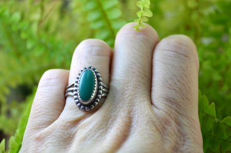 Inel argint Navajo vintage, turcoaz [1]