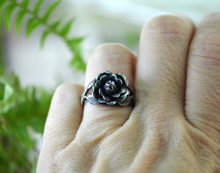 Inel argint vintage Biedermeier Rose A Vintage Collection [2]