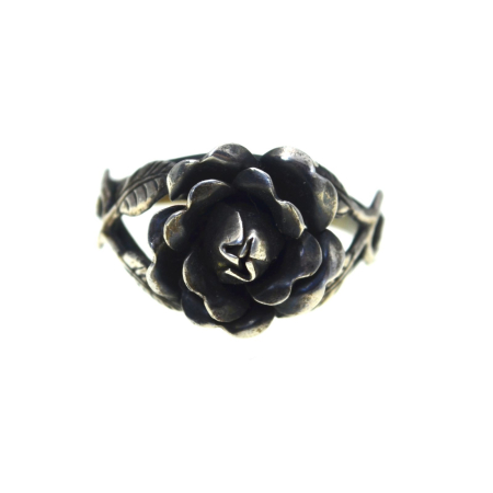 Inele argint - Inel argint vintage Biedermeier Rose A Vintage Collection