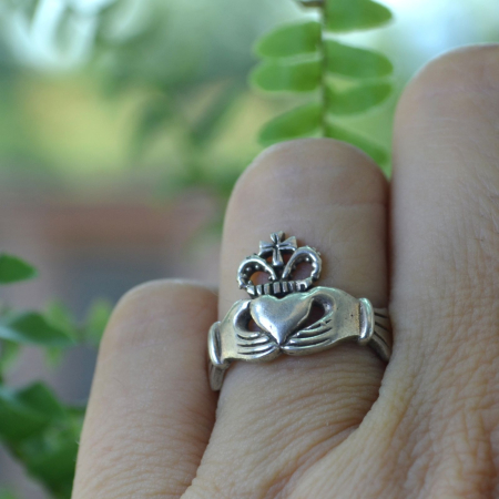 Inel argint vintage Claddagh irlandez A Vintage Collection [1]