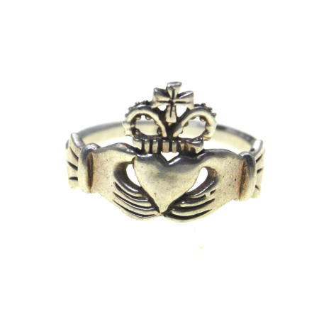 Inele argint - Inel argint vintage Claddagh irlandez A Vintage Collection
