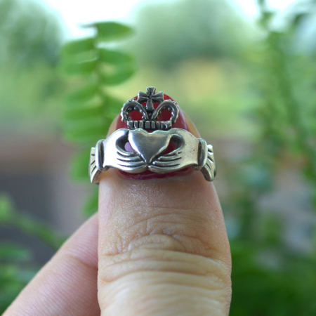 Inel argint vintage Claddagh irlandez A Vintage Collection [3]