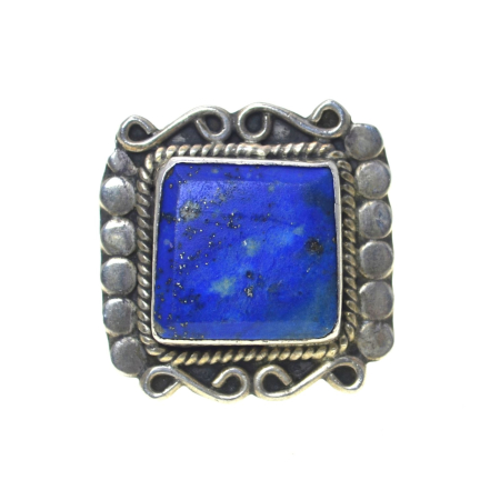 Inele argint - Inel argint vintage cu Lapis Lazuli, design afgan A Vintage Collection