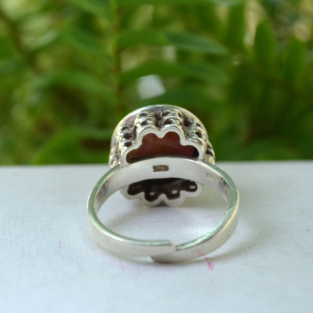 Inel argint vintage cu rodocrozit, atelier WGo A Vintage Collection [2]