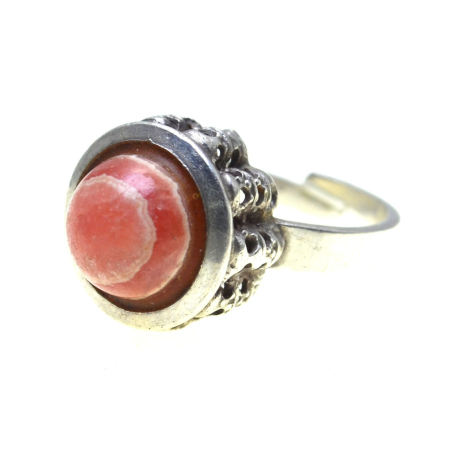 REDUCERI - Inel argint vintage cu rodocrozit, atelier WGo A Vintage Collection