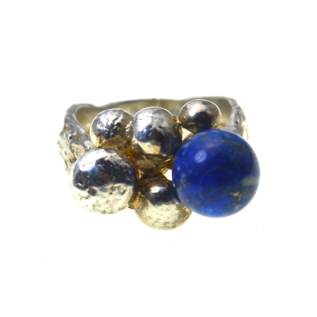Inele argint - Inel argint vintage, design modernist Atomic Age A Vintage Collection
