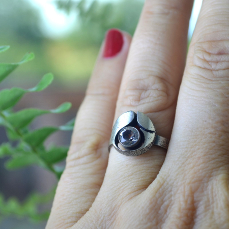 Inel argint vintage Finn Feelings, Rock Crystal A Vintage Collection [1]