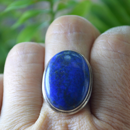 Inel argint vintage, Lapis Lazuli natural A Vintage Collection [2]