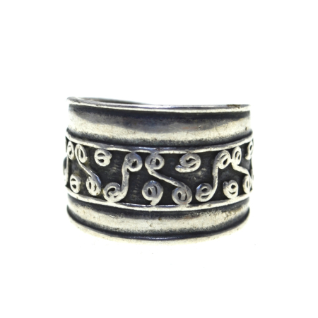 Inele argint - Inel argint vintage, model etnic Spirala vietii